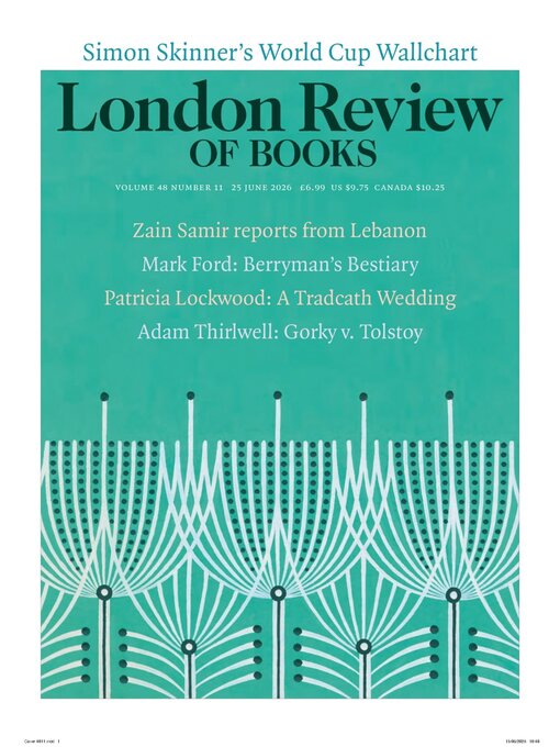 Cover image for London Review of Books